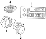 16184171 - Body: Pkg Tray Speaker for GM Image