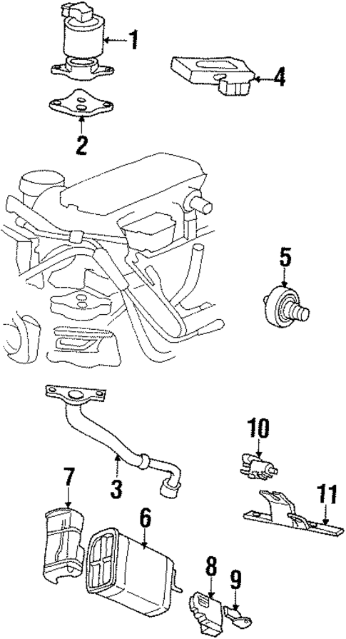 EGR System for 1998 Oldsmobile Cutlass #0