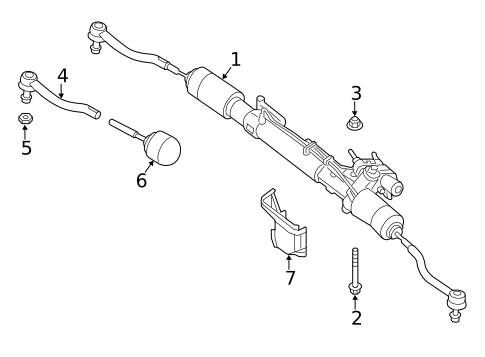 Steering Gear & Linkage for 2018 INFINITI QX60 #0