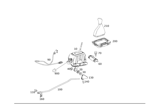 Automatic Transmission Center Shifter Console for 2008 Mercedes-Benz C350 #0