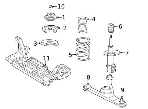 Shocks & Struts for 2006 Chrysler PT Cruiser #0