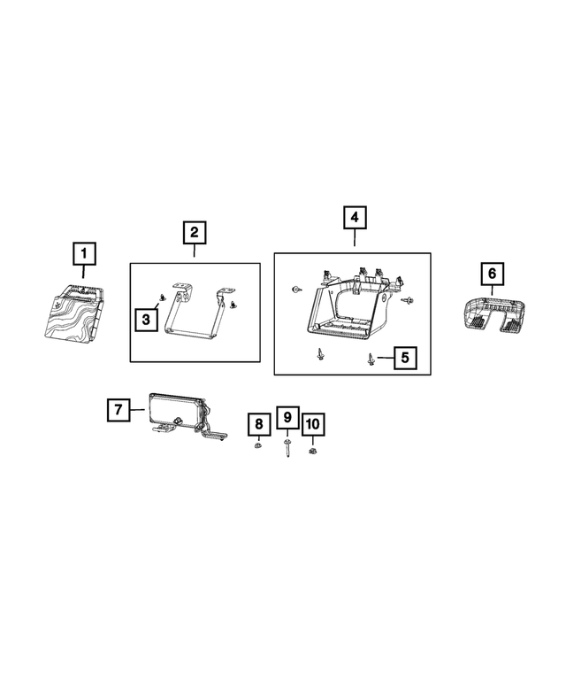 6502790 - Electrical: Retainer for Mopar Image