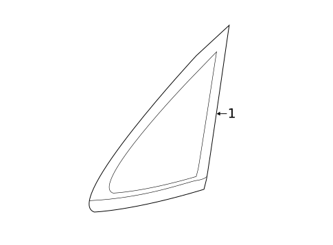 Glass & Hardware for 2016 Ford Fiesta #1