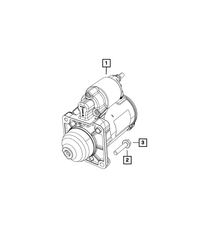 68411139AD - : Engine Starter for Mopar Image