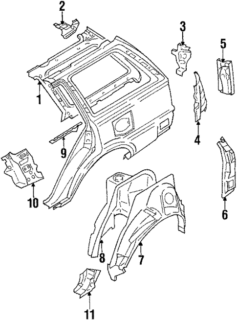 Inner Components for 1989 Toyota Corolla #0