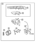 5166867AB - Mopar Accessories - Component Parts: Shroud Shroud for Mopar Image