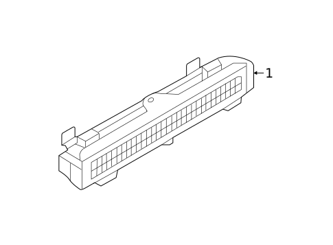High Mounted Stop Lamp for 2019 Volkswagen Jetta #0