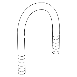 2001-2007 GM M10x1.5x35 Rear Suspension Stabilizer Shaft Insulator ...