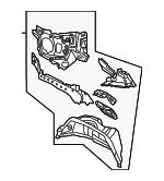 8W7810364 - Body: Inner Wheelhouse for Audi: A5 Quattro, S5 Image