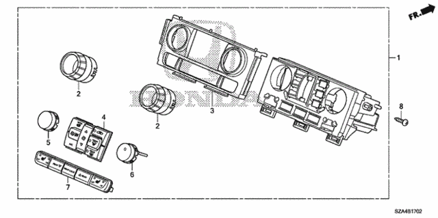 Auto Air Conditioner Control ('12-) for 2012 Honda Pilot #0