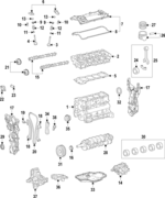 13750F4010 - Engine: Valve Lifters for Toyota: Crown, GR Corolla, Grand Highlander, Highlander, Land Cruiser, Sequoia, Tacoma, Tundra Image