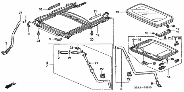 Sliding Roof for 2006 Honda CR-V #0