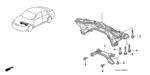 90161S04000 - Body/Air Conditioning: BOLT, FLANGE (14X100) for Honda Image