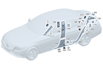 2066900703 - Interior Trim/Exterior Detachable Parts: Trim, a-Pillar for Mercedes-Benz: C300, C43 AMG, C63 AMG S E Performance Image