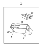 82208166 - Mopar Accessories - Component Parts: Cd Changer - 10 Disc Player Package for Mopar Image