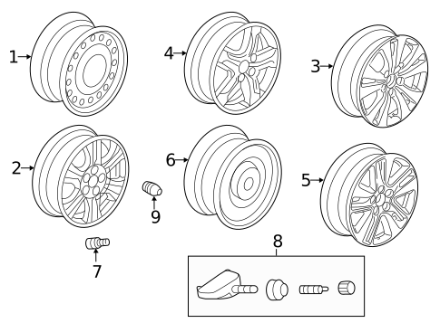 Wheels for 2011 Honda Odyssey #0