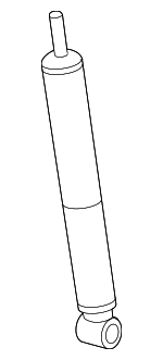 6M6Z18125AA - Suspension: Suspension Shock Absorber for Ford: Escape | Mercury: Mariner Image