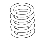 5L8Z5560DA - Suspension: Coil Spring for Ford Image