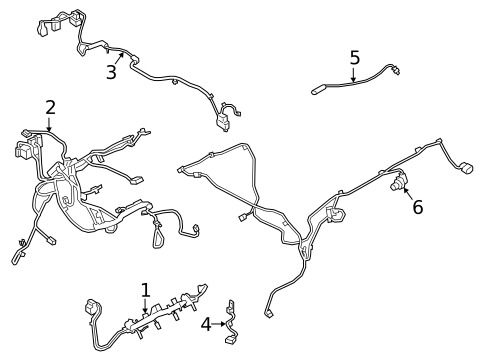 Wiring Harness for 2021 BMW X6 #0