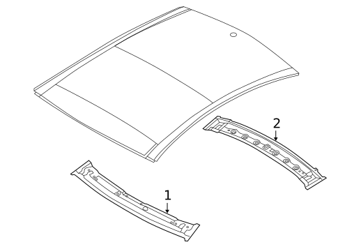 Roof & Components for 2014 Kia Cadenza #1