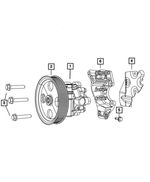 5151710AD - Steering: Power Steering Reservoir Shield for Mopar Image