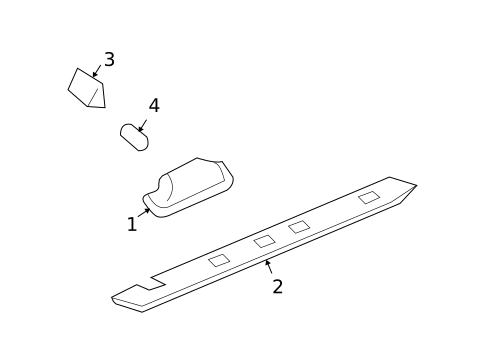 License Lamps for 2003 Hummer H2 #0
