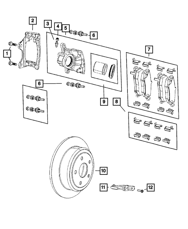R8003774AB - Brakes: Disc Brake Caliper Assembly, Remanufactured, Right for Mopar Image