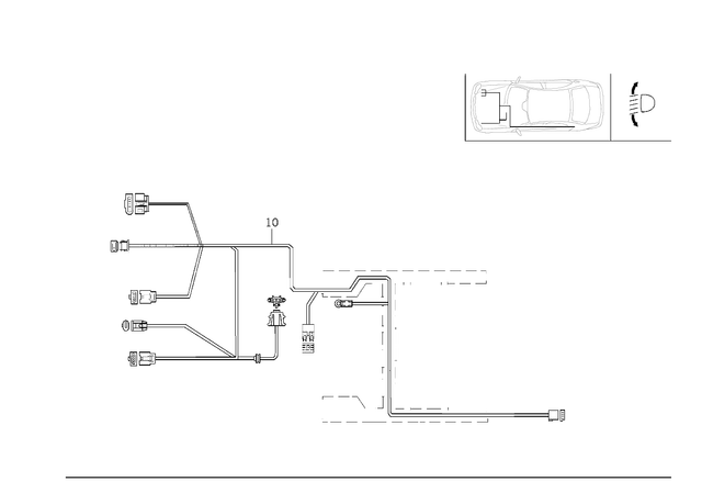 2035400713 - Electrical Equipment and Instruments: Wiring Harness for Mercedes-Benz Image image