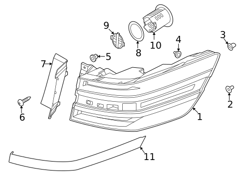 Tail Lamps for 2025 Genesis GV70 #0