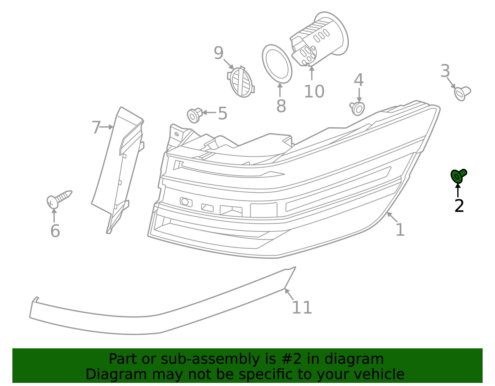 87125-2E000 - Tail Lamp Assembly Cushion 2010-2026 Hyundai | Arapahoe ...