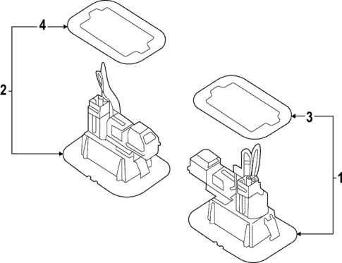 License Lamps for 2025 Kia EV6 #0