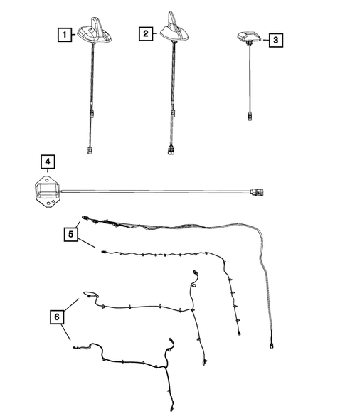 Radio, Antenna, Speakers, DVD, and Video systems for 2018 Ram 1500 #2
