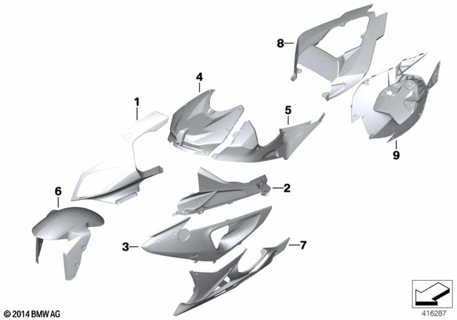 46638531281 - : Engine Spoiler for BMW-Motorrad Image