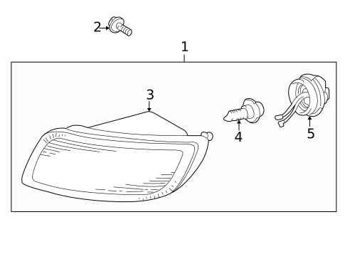 Fog Lamps for 2000 Lexus ES300 #0