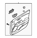 82301H9000BGH - : Door Trim Panel - Driver's Side (LH) for Kia: Rio Image