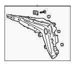 8136060060 - Electrical: Fog Lamp Assembly for Lexus: LX570 Image
