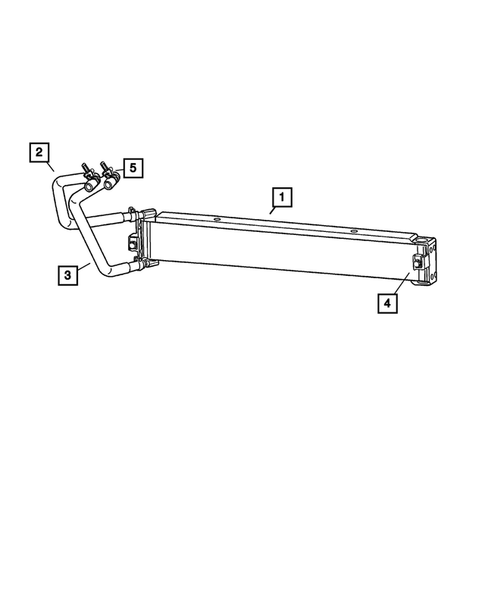Transmission Oil Cooler, and Lines for 2009 Chrysler PT Cruiser #0