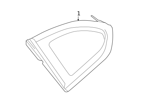Glass & Hardware for 2019 BMW X1 #0
