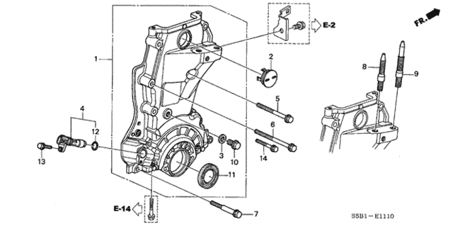 Chain Case for 2005 Honda Civic #0