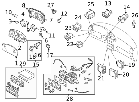 Controls for 2000 Nissan Pathfinder #0