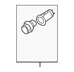 253312Y90A - Body: Lighter Assembly for Nissan: 370Z, Armada, Cube, GT-R, Juke, Maxima, NV200, Pathfinder, Rogue, Rogue Select, Versa, Versa Note, Z Image