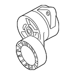 11287838797 - Cooling System: Belt Tensioner for BMW: 323Ci, 323i, 323is, 325Ci, 325i, 325is, 325xi, 328Ci, 328i, 328is, 330Ci, 330i, 330xi, 525i, 528i, 530i, M3, X3, X5, Z3, Z4 Image