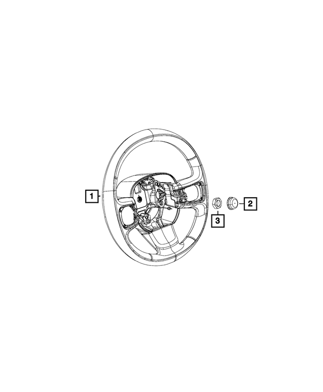6510584AA - Steering: Nut for Mopar Image