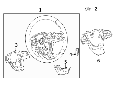 Steering Wheel & Trim for 2024 Toyota Sienna #0