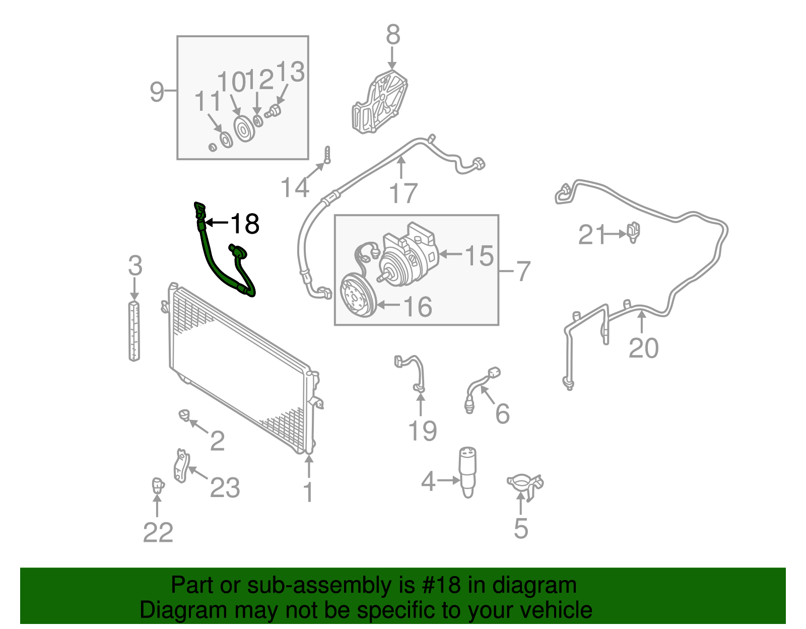 Pressure Hose - Nissan (92490-0Z801)