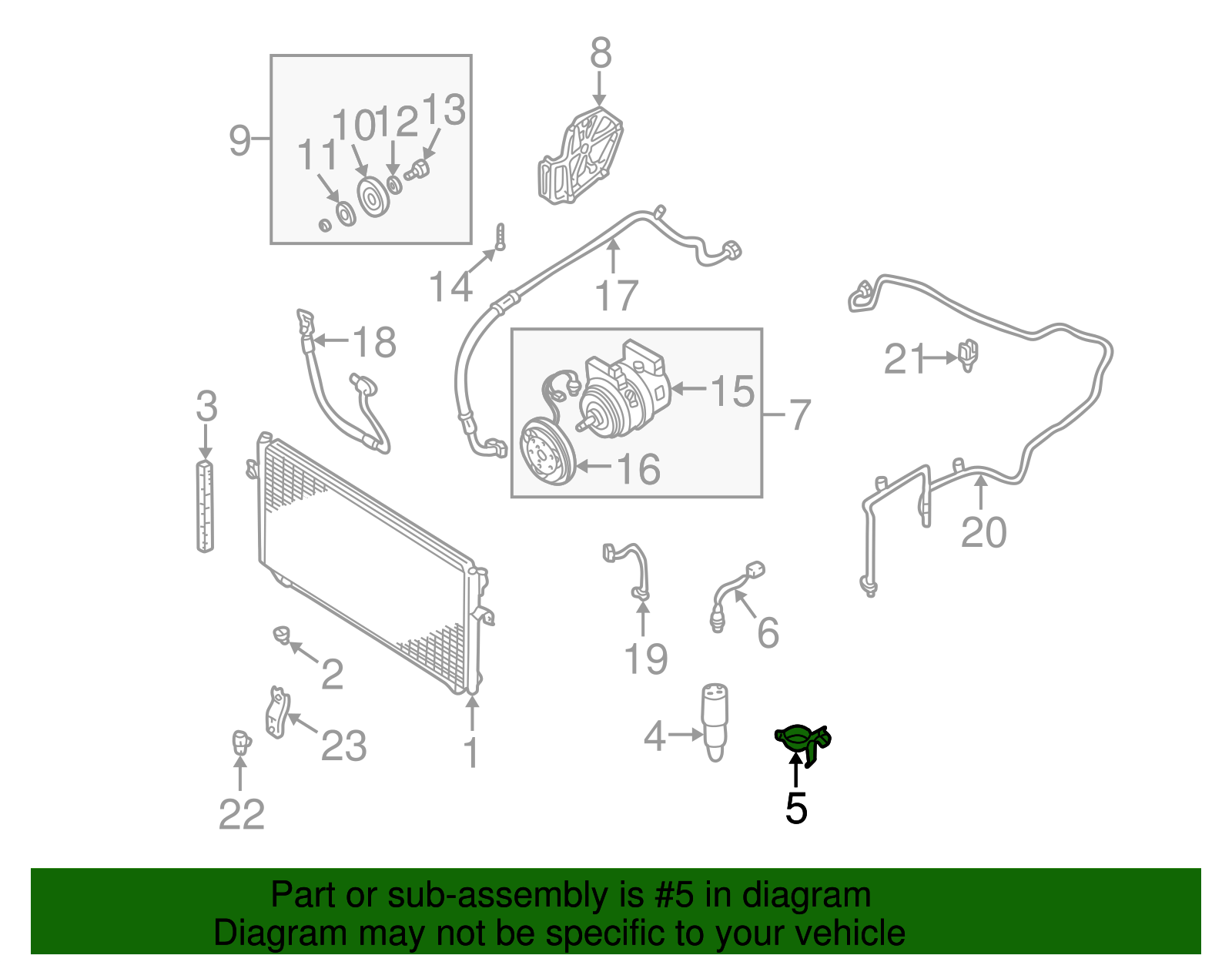 Dehydrator Bracket - Nissan (92135-9E000)