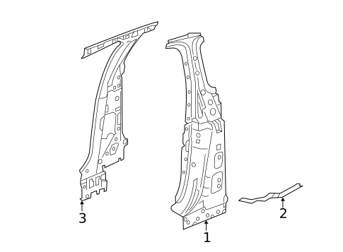 Center Pillar for 2015 Honda Accord #0