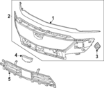 85005663 - : Insert Panel for Cadillac: OPTIQ Image