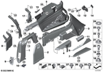 51479495527 - Vehicle Trim: Cover, Lashing Eye, Left for BMW Image