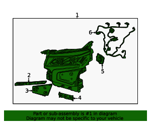 2021-2024 Chevrolet Headlamp Assembly 85733249 | TascaParts.com